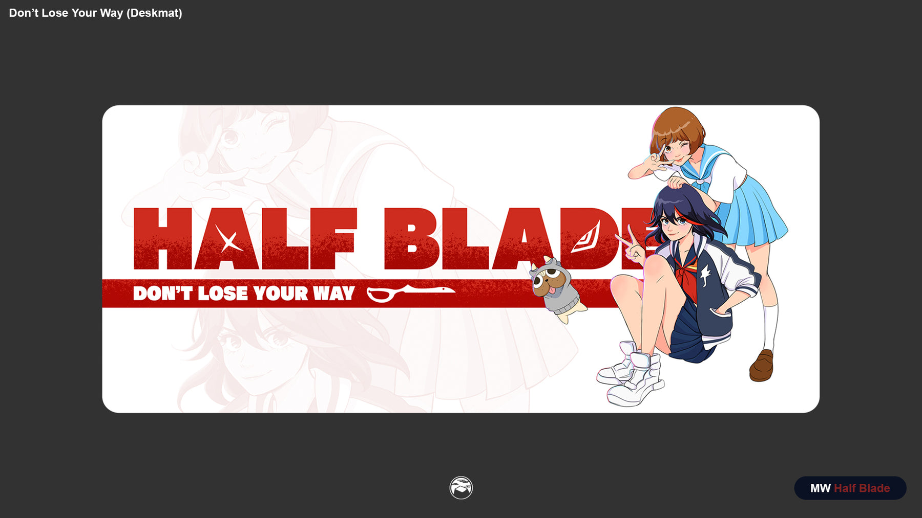 MW Half Blade Deskmats