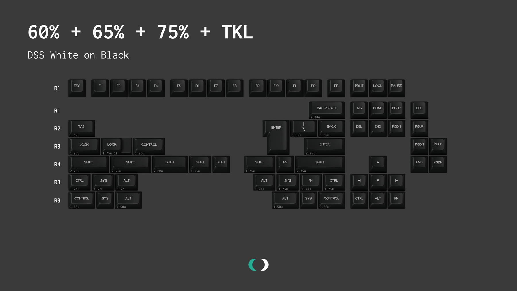 [GB] DSS White On Black