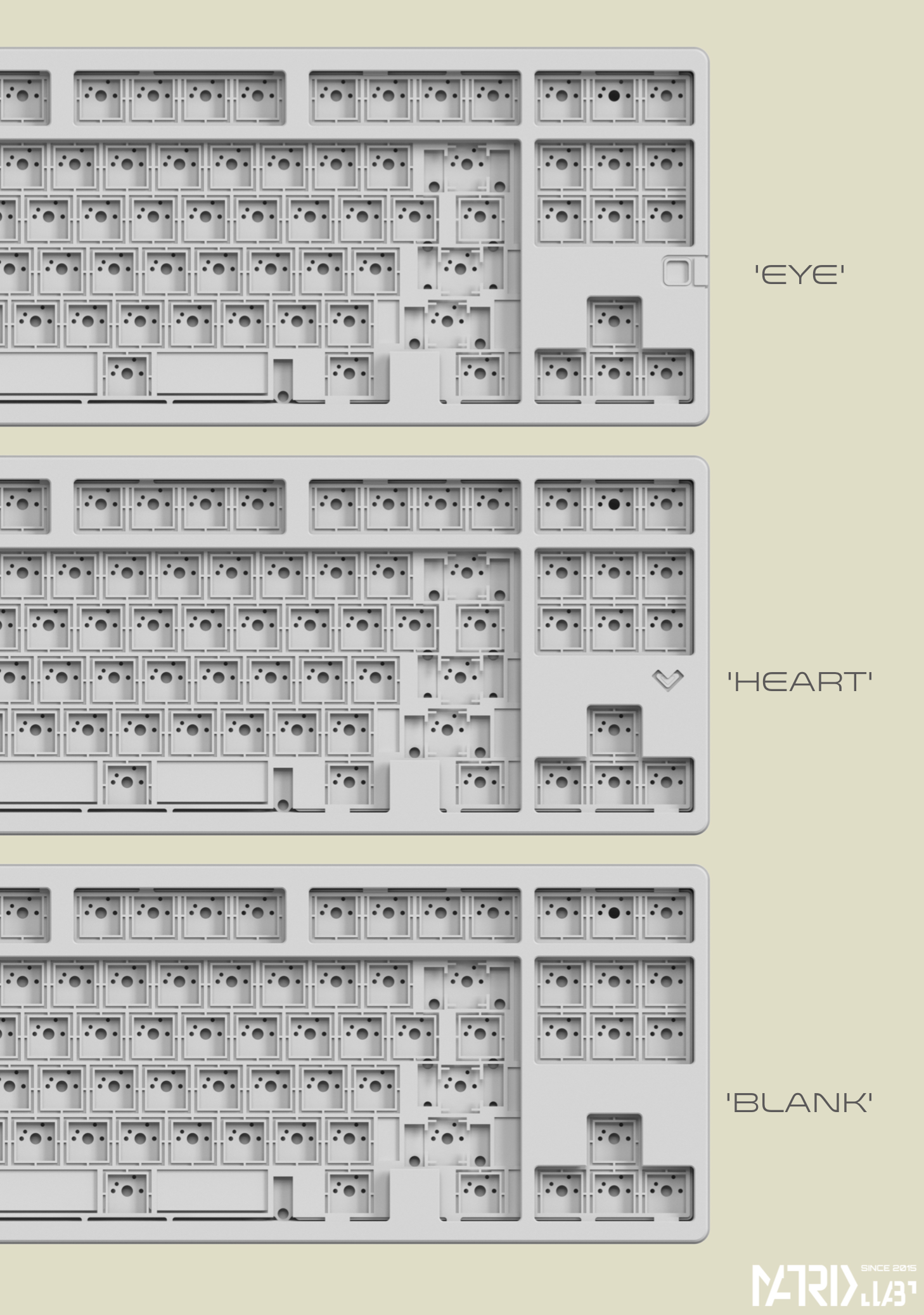 Matrix 8XV 3.0 Keyboard Kit - Extra Top (WKL)