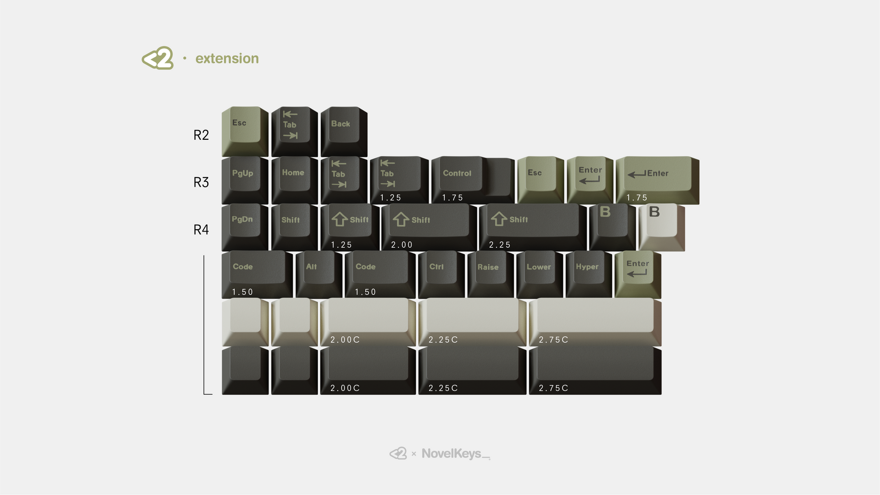GMK Olive R2
