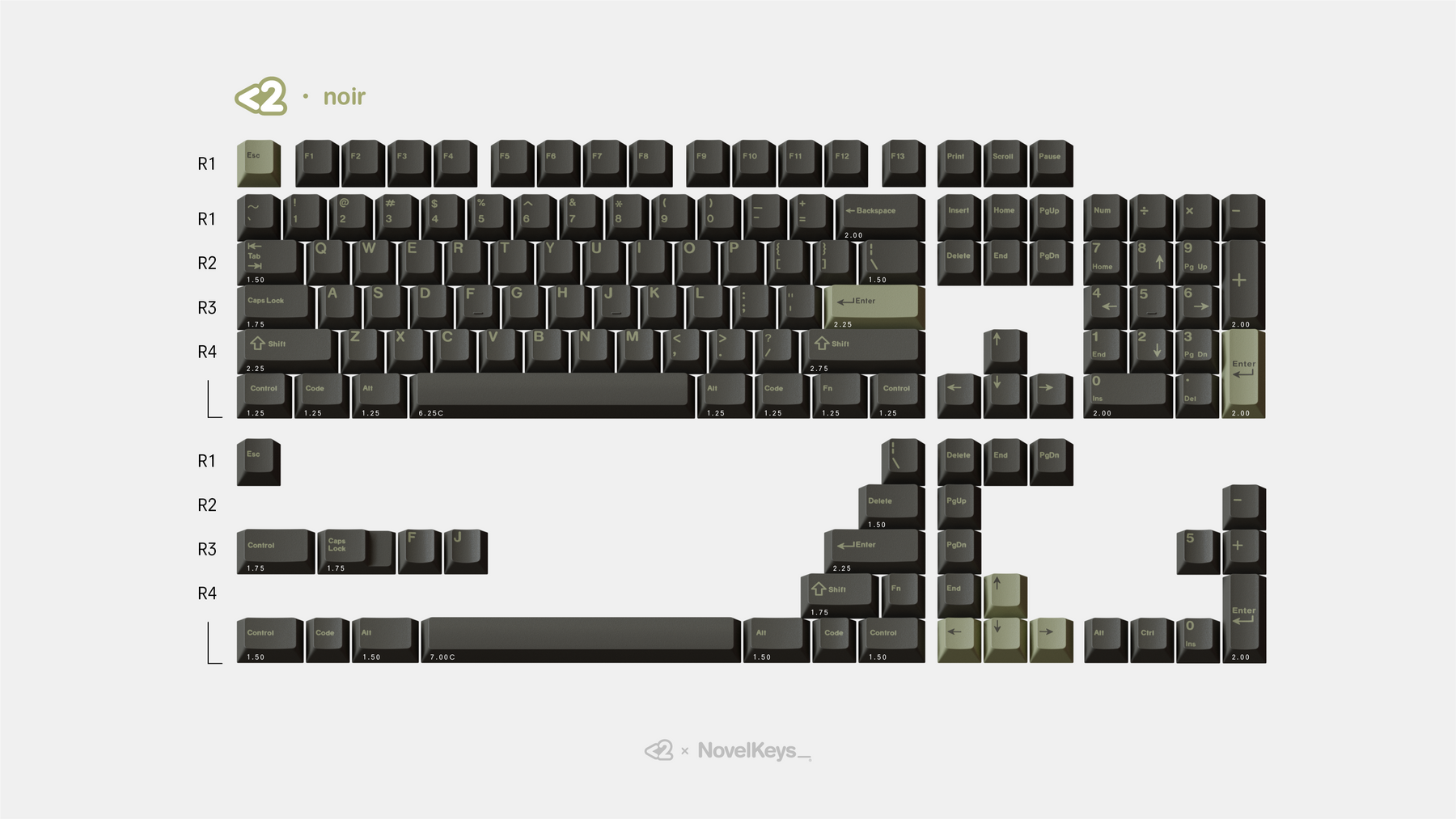 GMK Olive R2