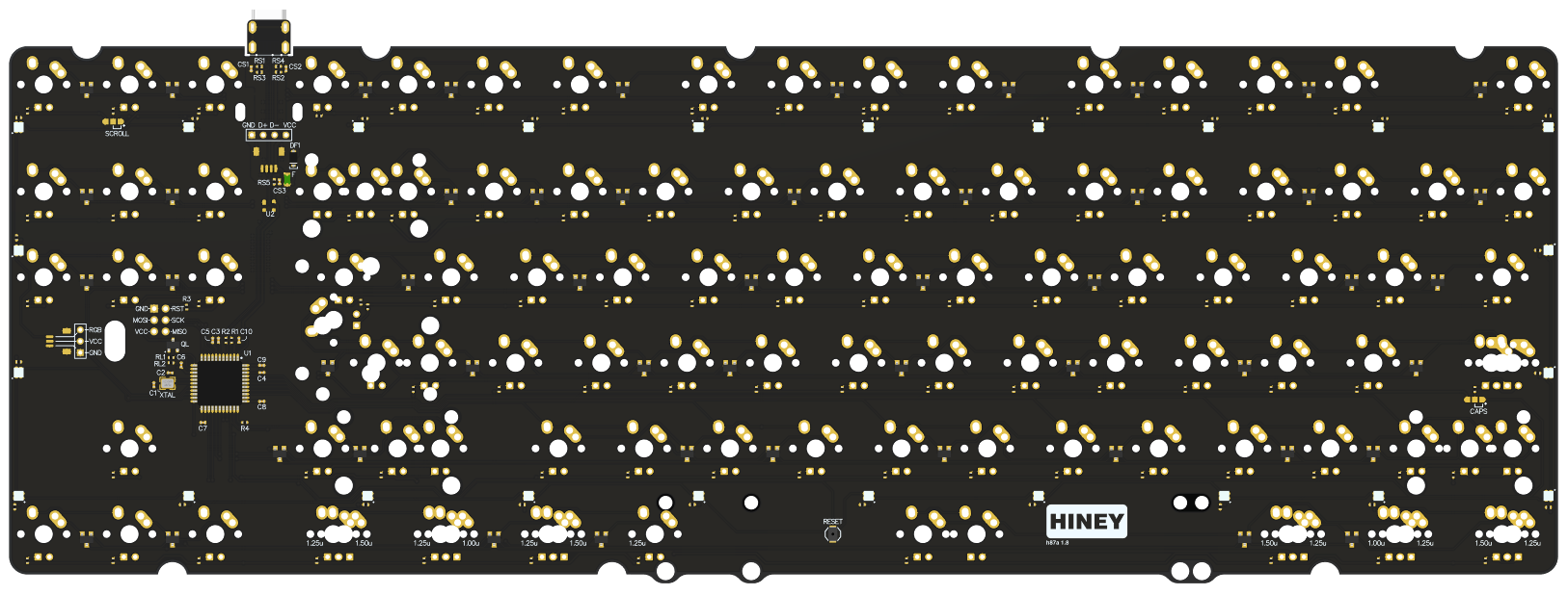 H87a TKL PCB