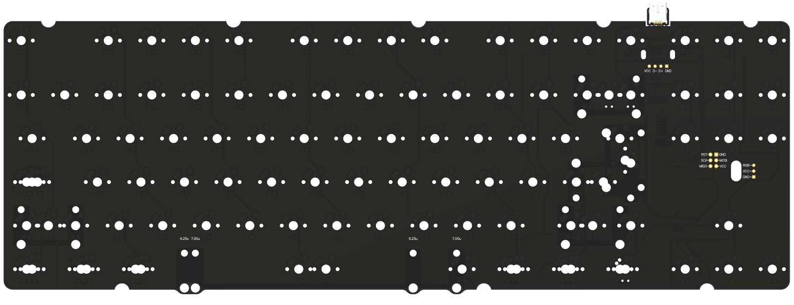 H87a TKL PCB