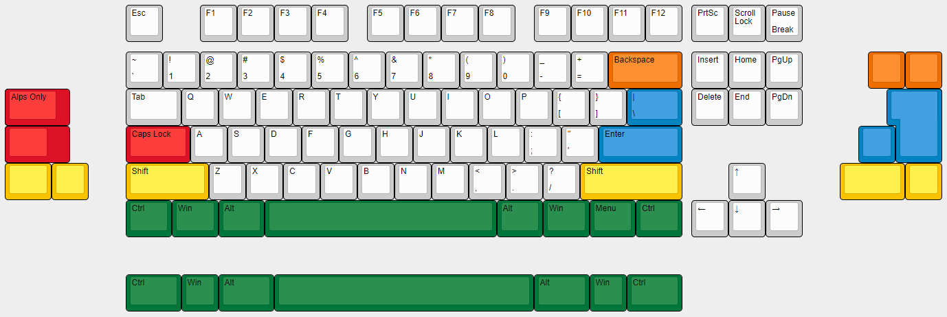 H87a TKL PCB