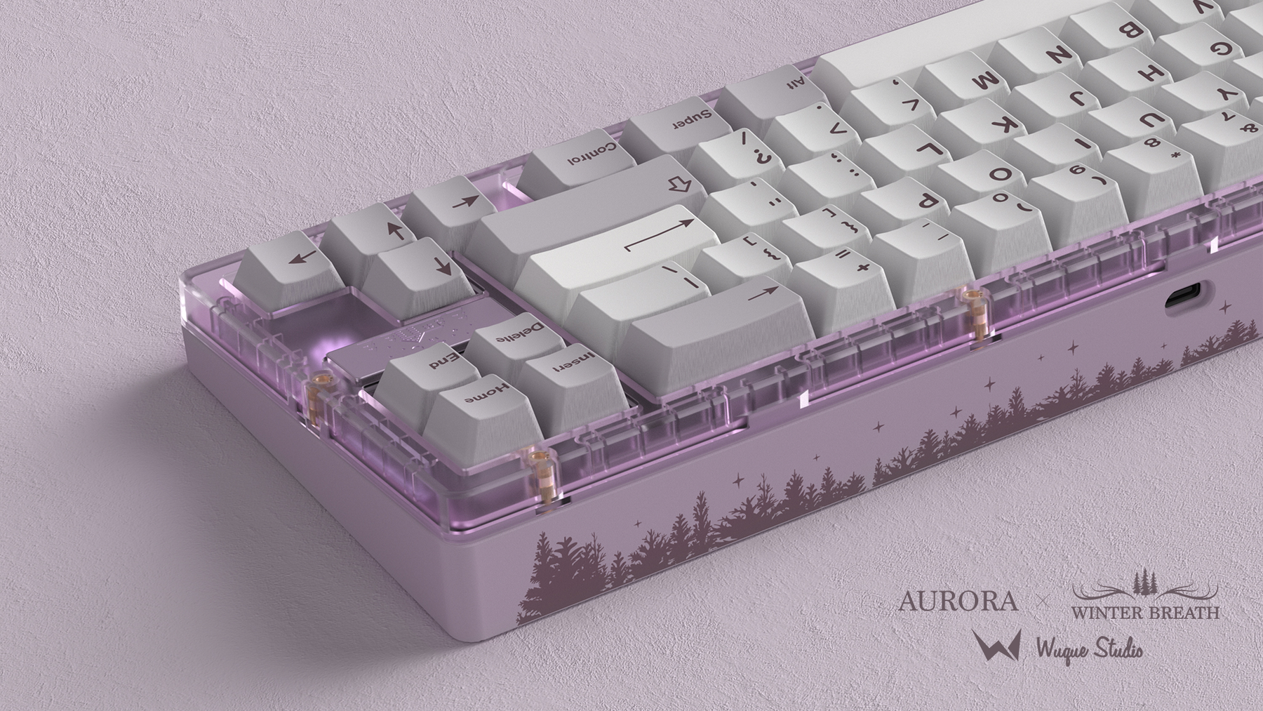 Aurora R2 x Winter Breath Keyboard Kit