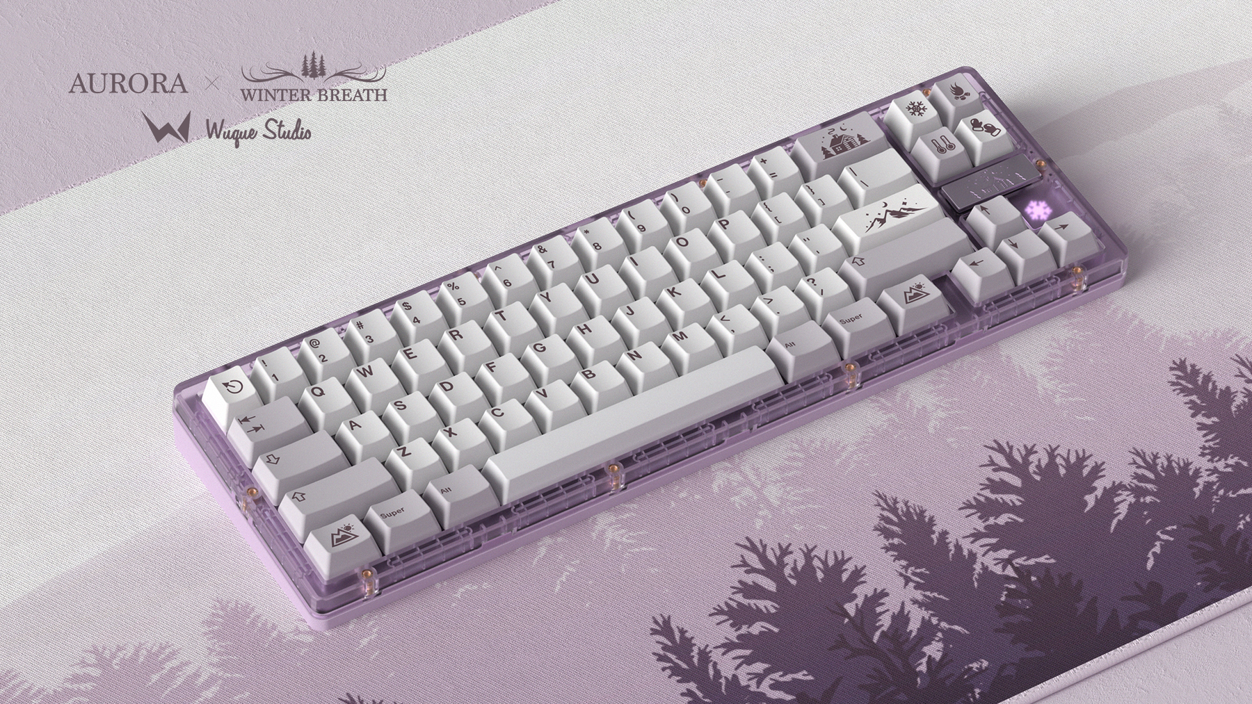 Aurora R2 x Winter Breath Keyboard Kit