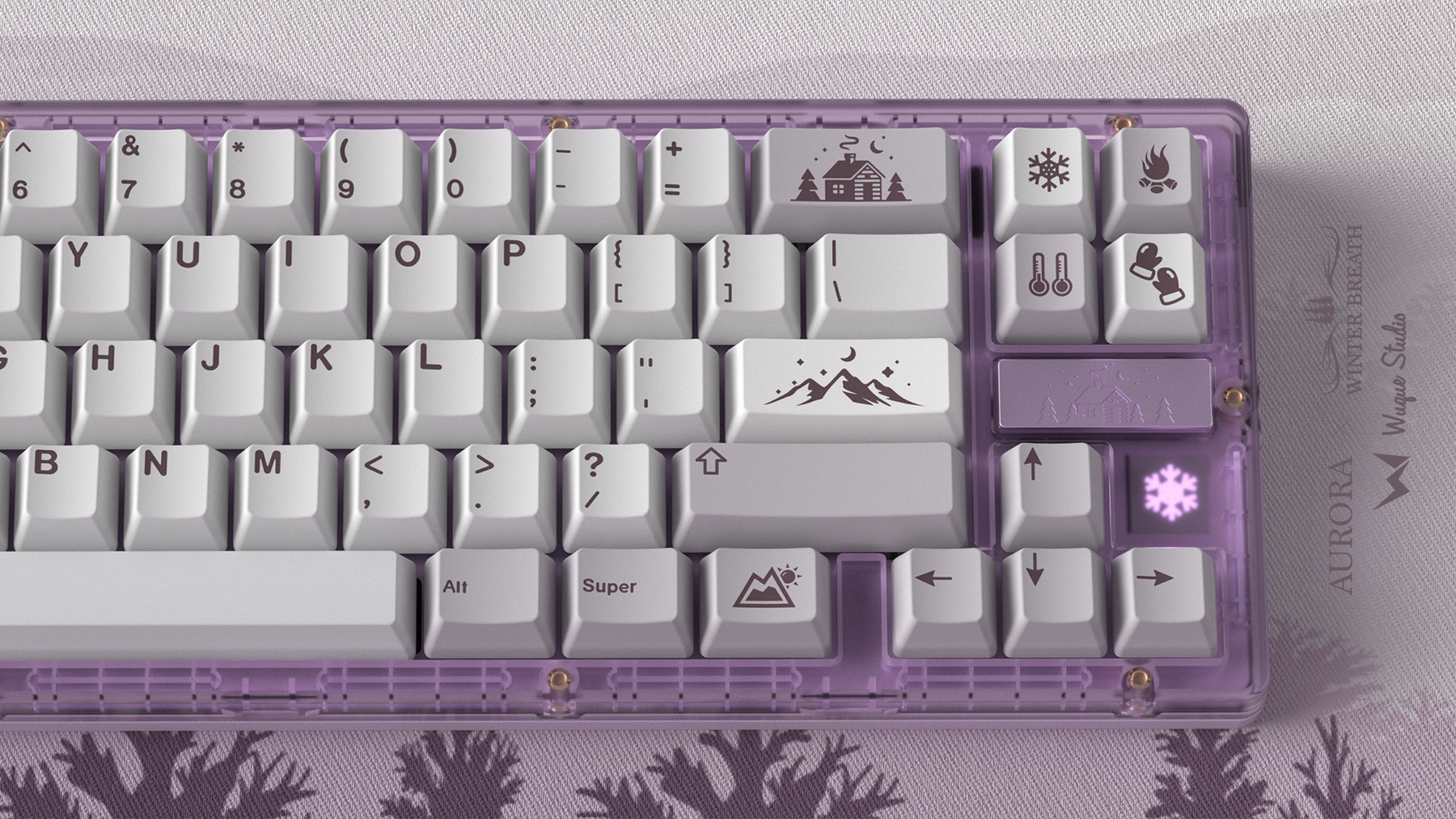 Aurora R2 x Winter Breath Keyboard Kit