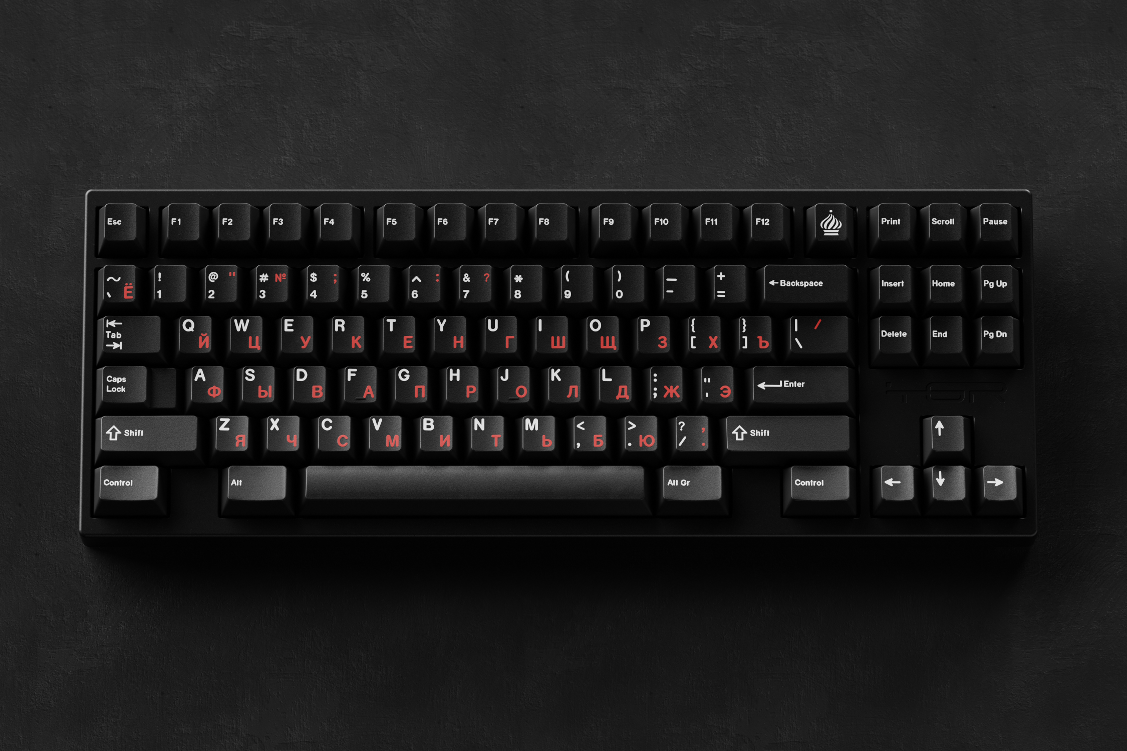 GMK WoB Red Cyrillic キーキャップ 自作キーボード GMK WoB Red Cyrillic