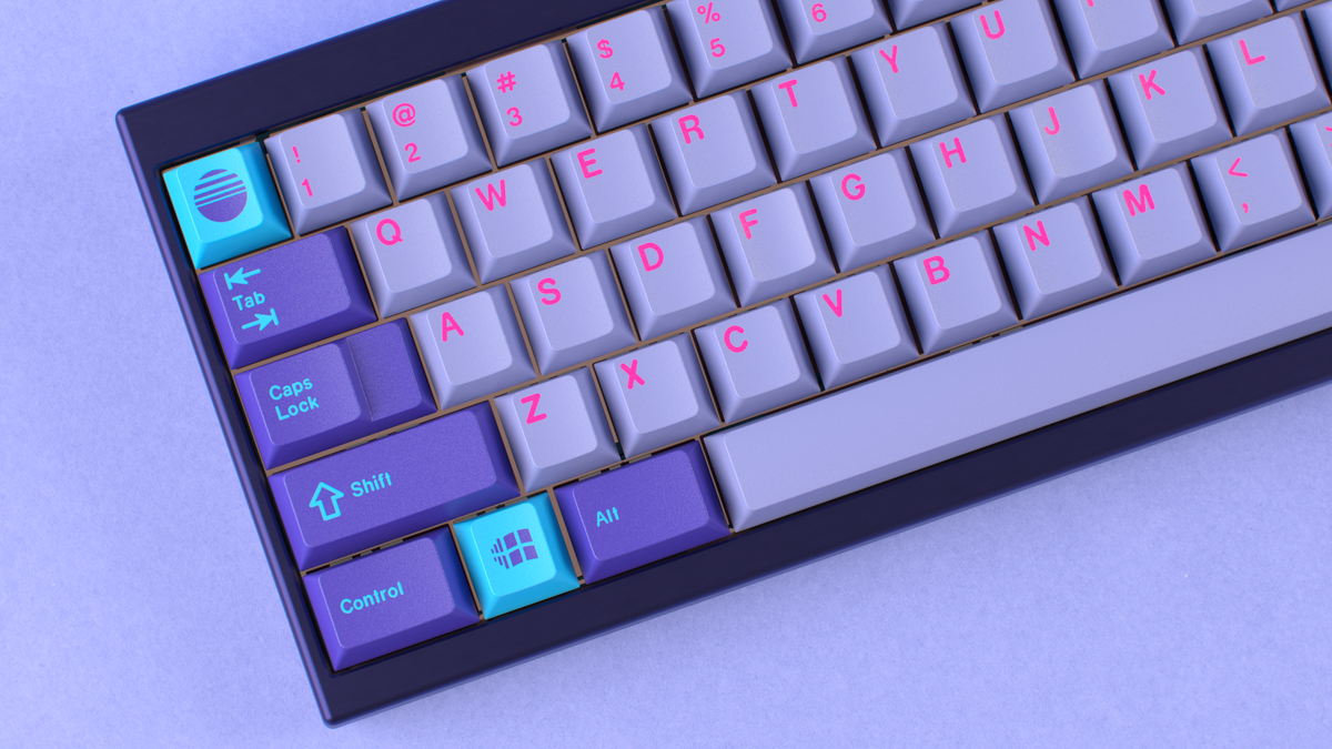 GMK CYL Vaporwave R2