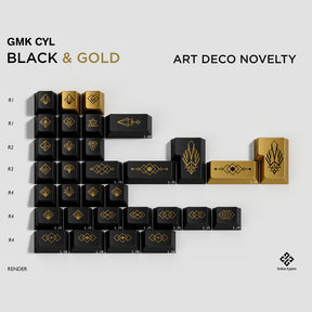 [GB] GMK CYL Black & Gold