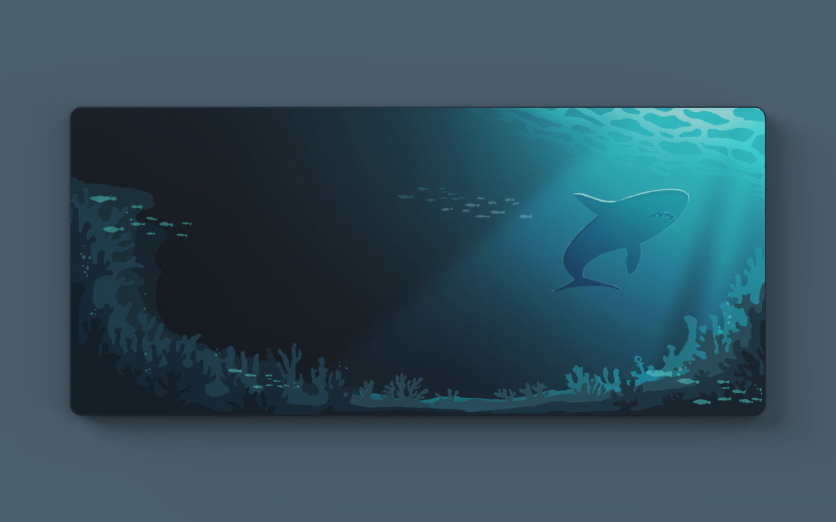 PBTFans Deep Sea Predator Deskmats