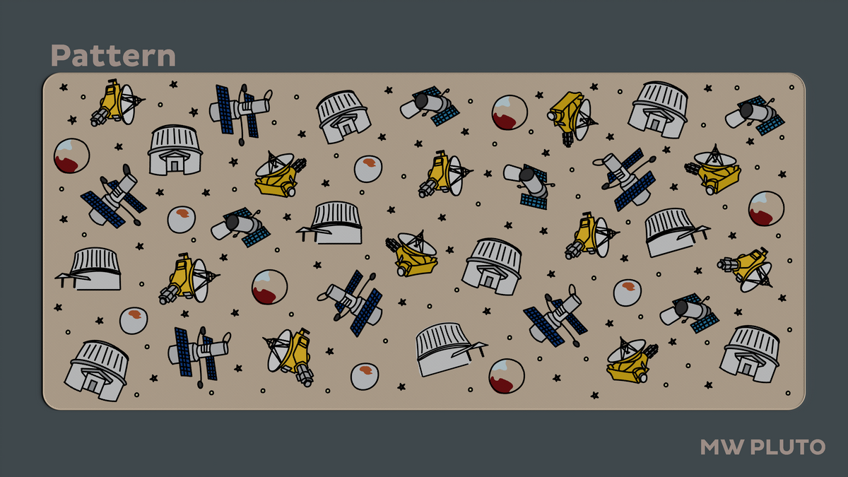 MW Pluto Deskmats