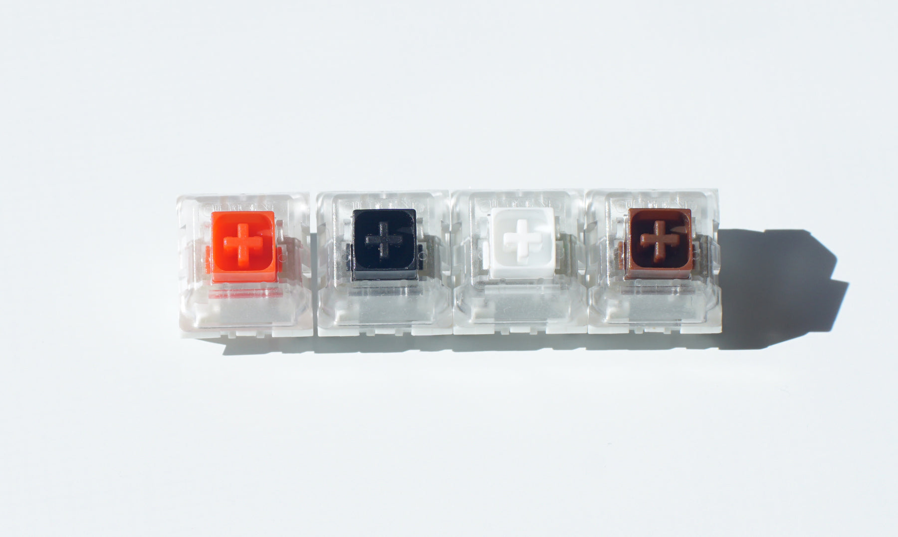 Kailh BOX switch light spring range Red Black White and Brown