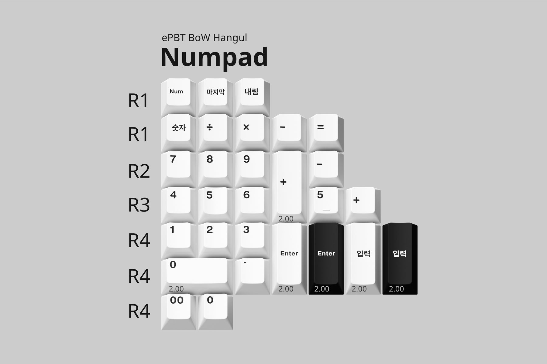 [Pre-Order] ePBT BoW Hangul