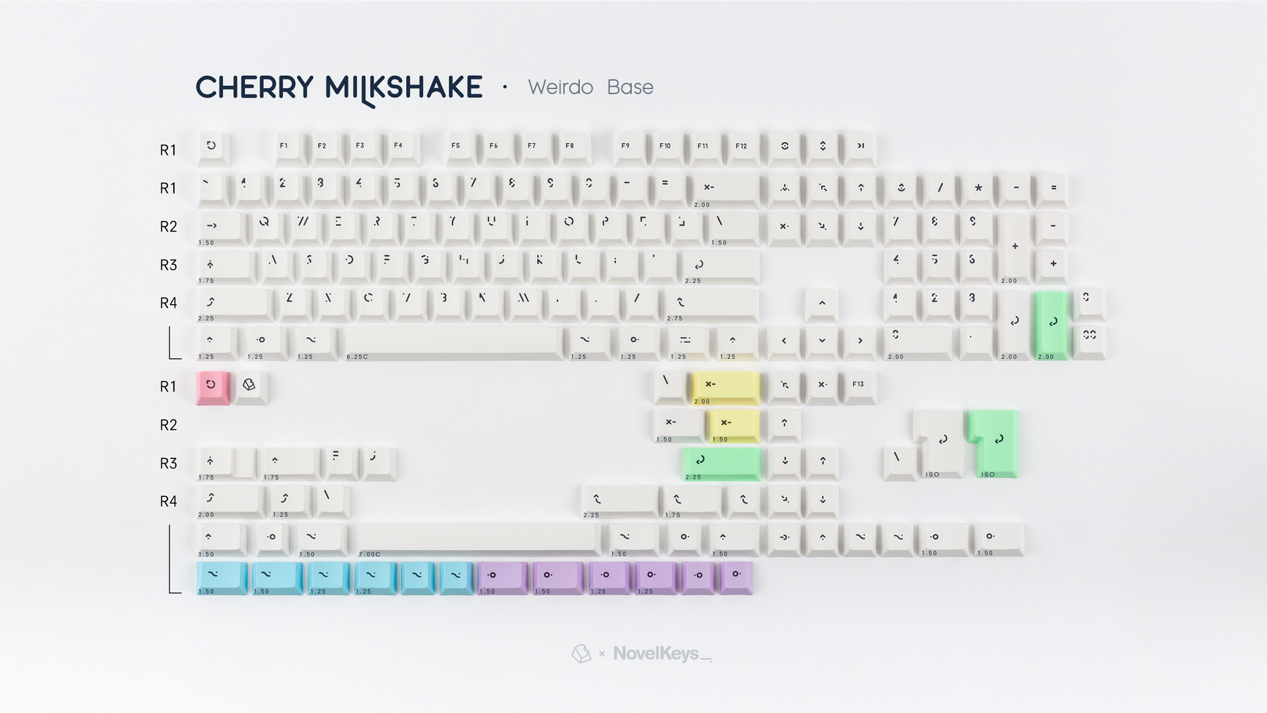 PBT Cherry Milkshake PBT Cherry Milkshake
