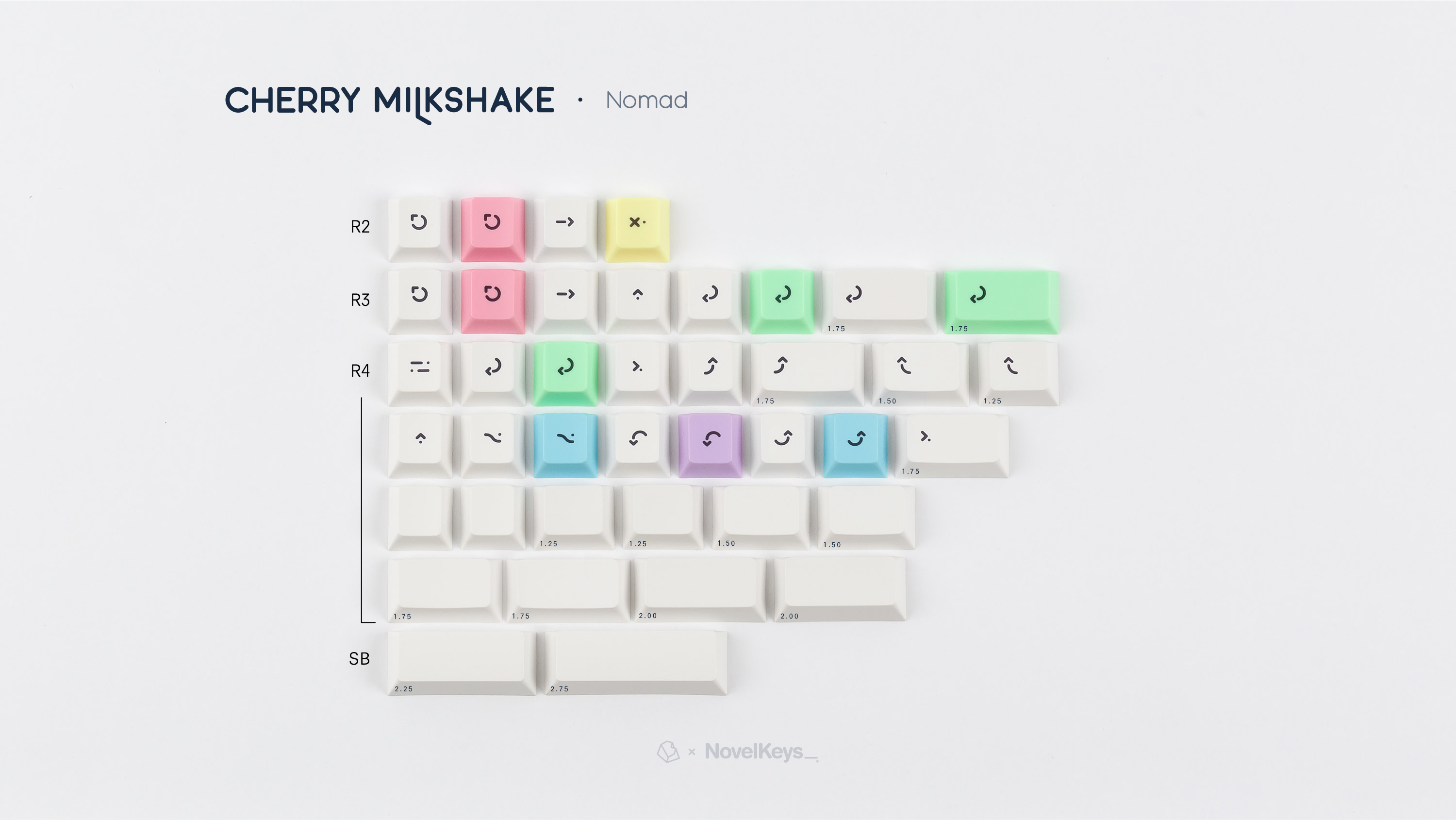 PBT Cherry Milkshake キーキャップ セット キーボード PBT Cherry Milkshake キーキャップ セット キーボード Cherry