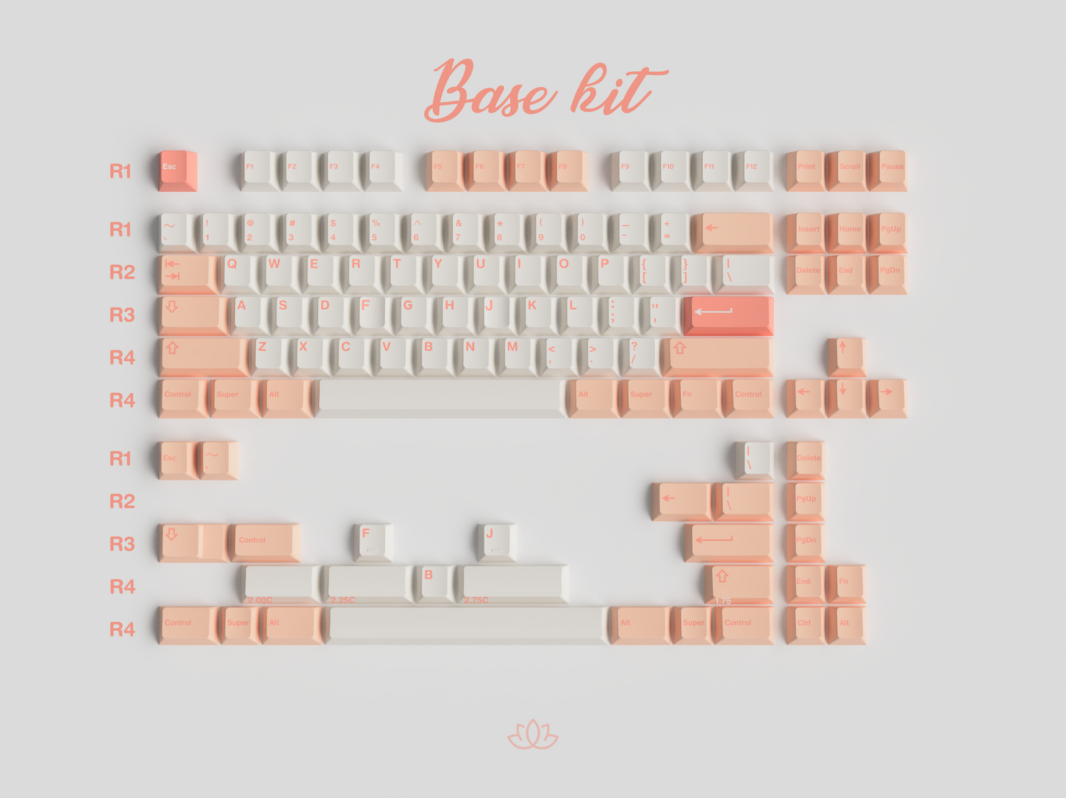 GMK Peaches N Cream Lite
