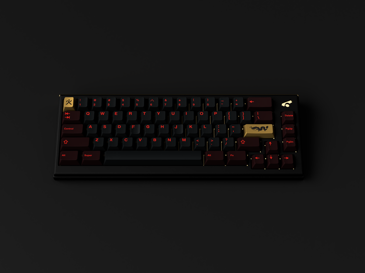 GMK Red Dragon Deskmats
