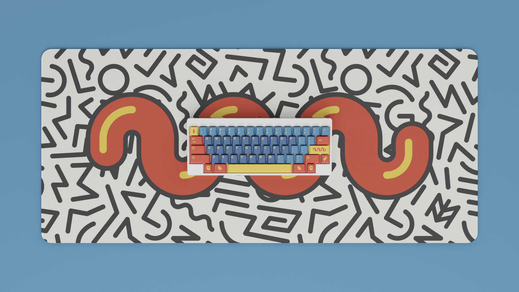 GMK Diner Deskmats and Cable