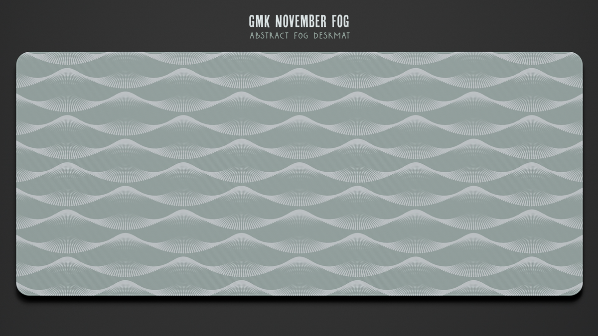[GB] GMK November Fog Deskmats