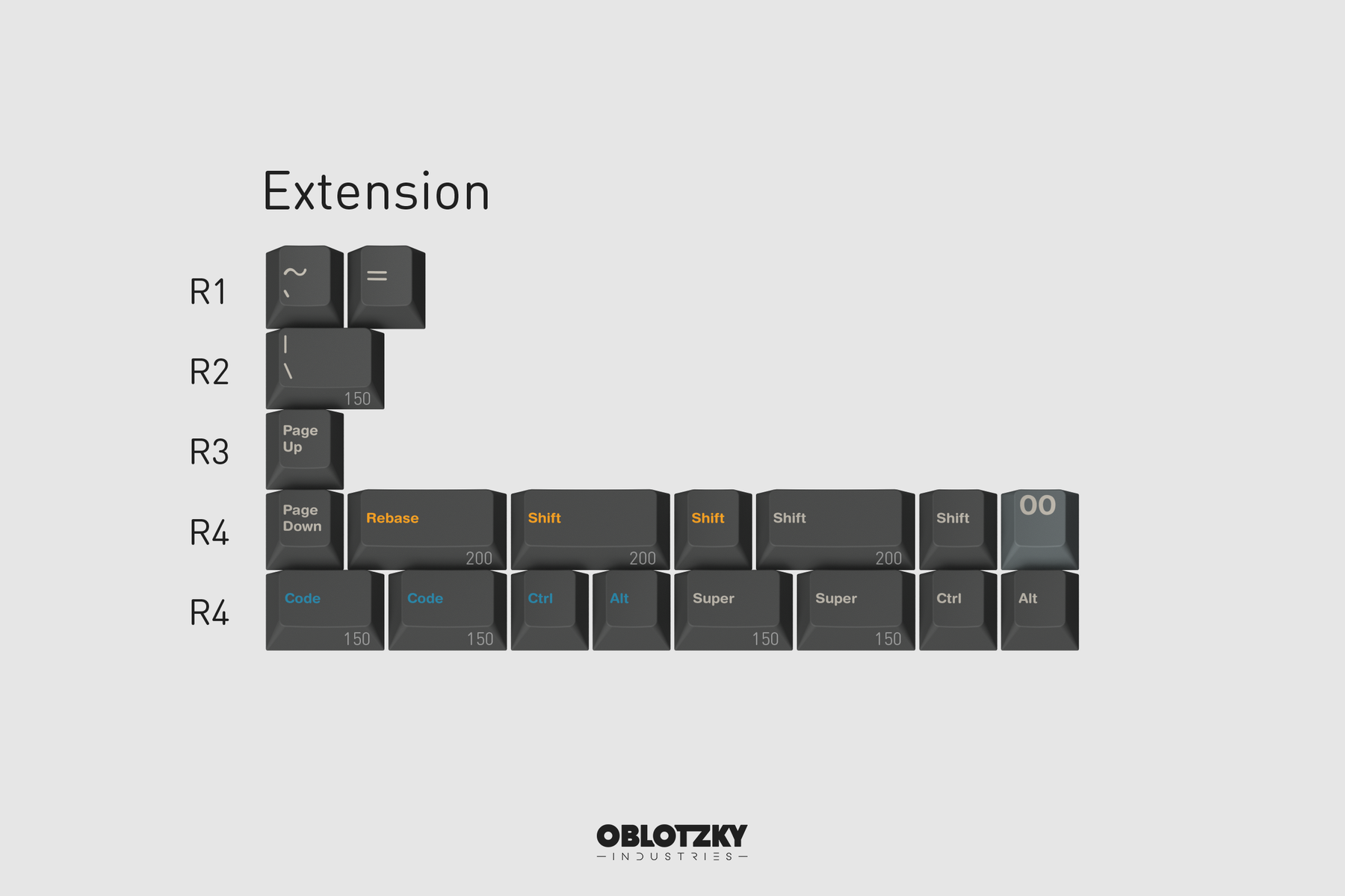 GMK  Oblivion v3.1 Extension kit