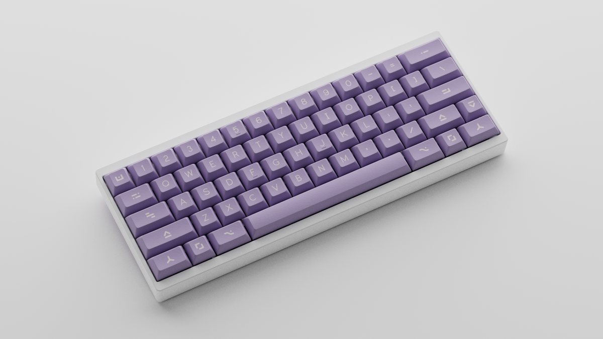 DSA White on Lilac