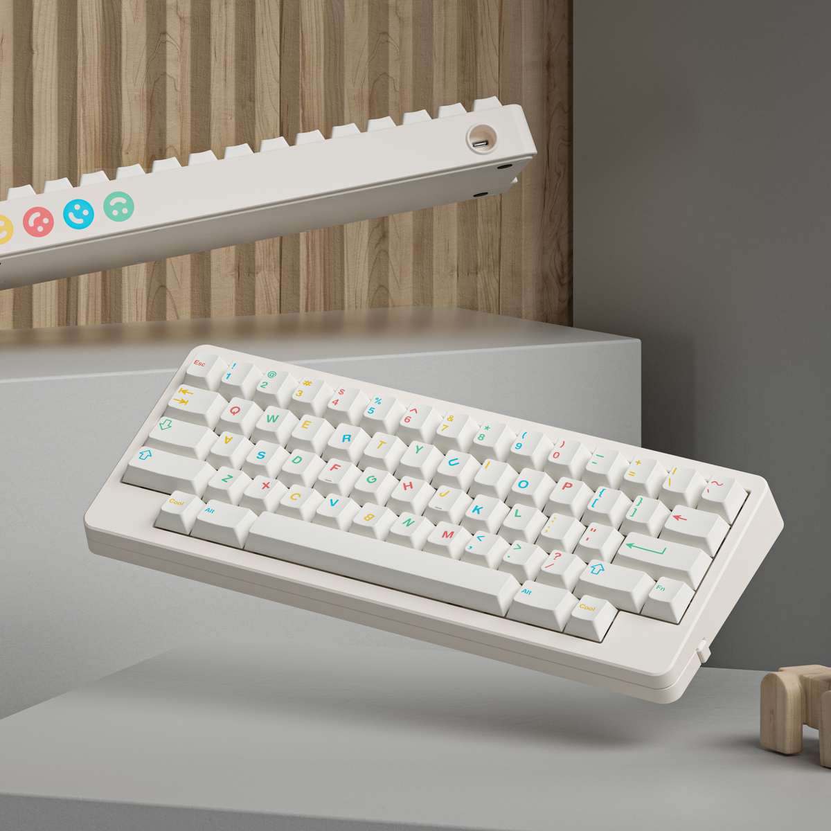 キーボード EPBT X BIIP Cool Kids BOOP65 Custom Mechanical Keyboard Build | Gateron Ink Black V2