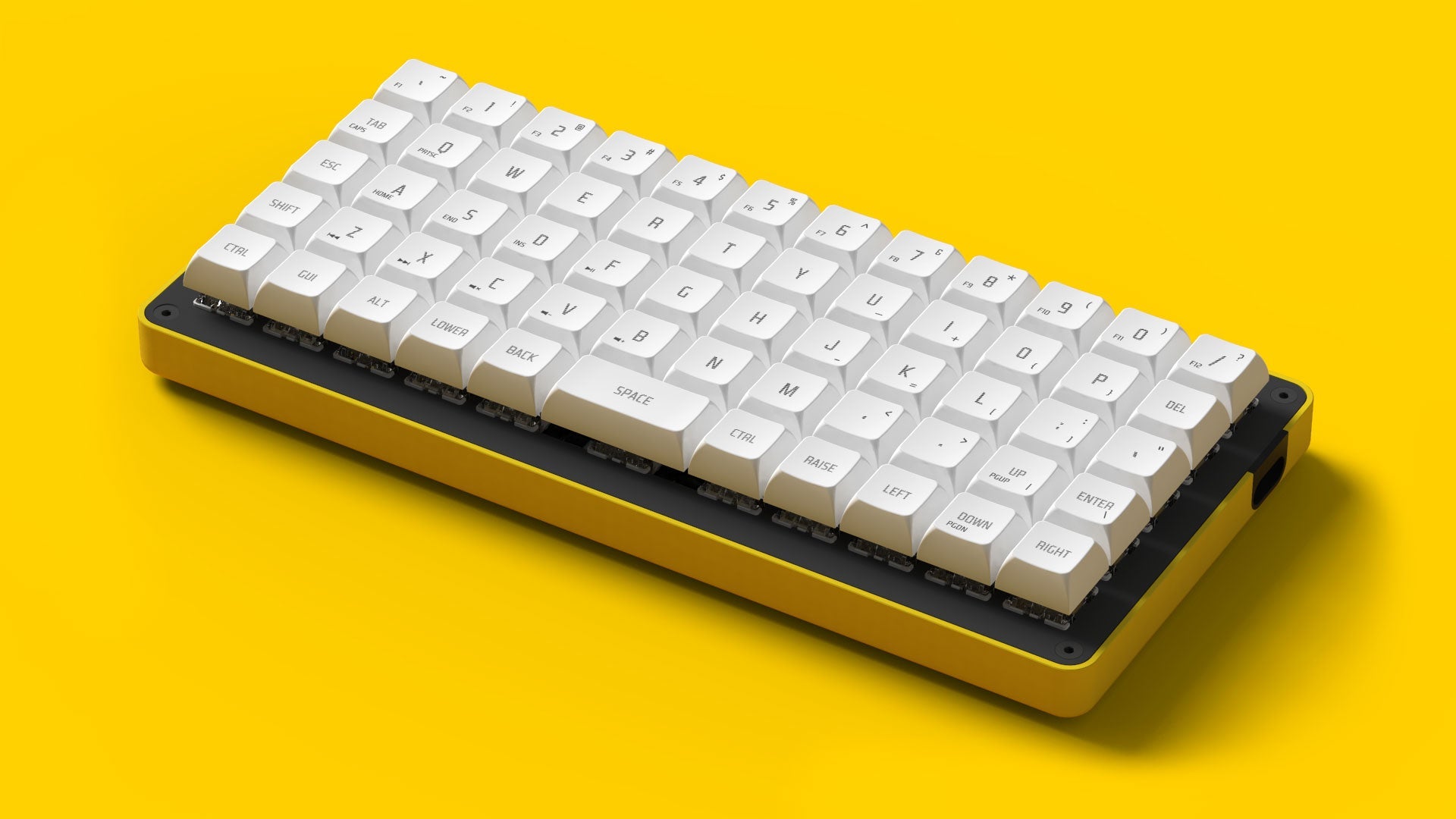 キーボード GK6 YELLOW MELLOW layout_1x2u_yellow_d8f88e28-