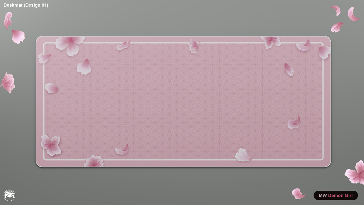 MW Demon Girl Deskmats