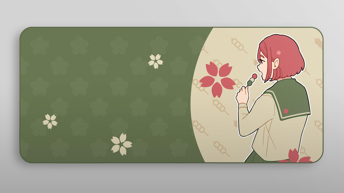 GMK Hanami Dango Deskmats